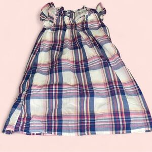 Gymboree Blue and Pink Plaid Kids Dress